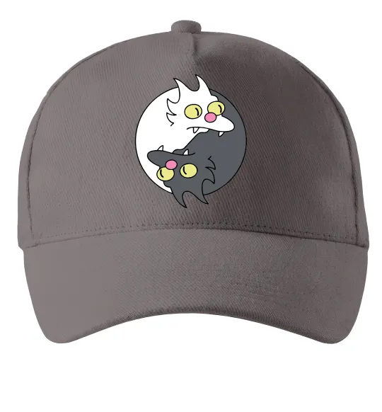 Кепка Коти інь-янь Серый фото