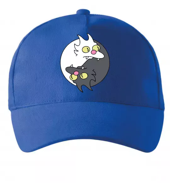 Кепка Коти інь-янь Яскраво-синій фото