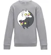 Детский Свитшот Коти інь-янь Серый меланж фото