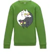 Детский Свитшот Коти інь-янь Лаймовый фото