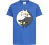Детская футболка Коти інь-янь Ярко-синий фото