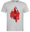 Чоловіча футболка Перстень дракон Сірий фото