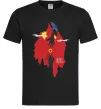 Чоловіча футболка Перстень дракон Чорний фото