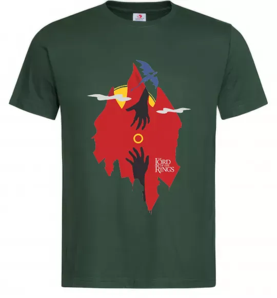 Чоловіча футболка Перстень дракон Темно-зелений фото