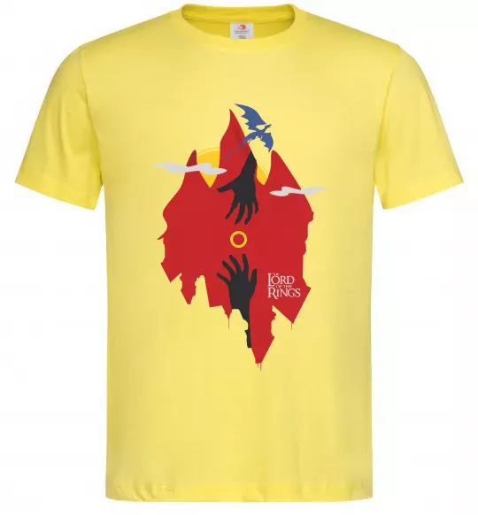 Чоловіча футболка Перстень дракон Лимонний фото