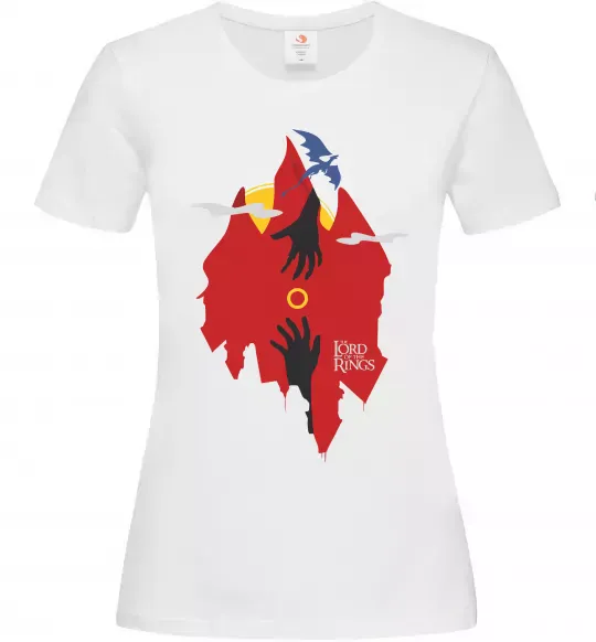 Жіноча футболка Перстень дракон Білий фото
