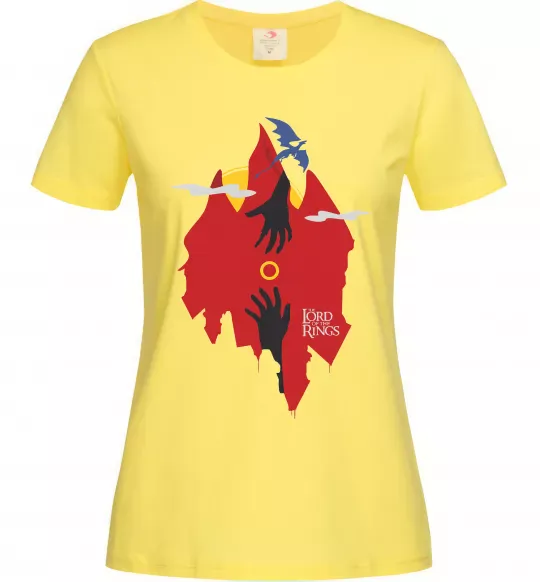 Жіноча футболка Перстень дракон Лимонний фото