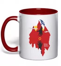 Чашка з кольоровою ручкою