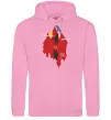 Мужская толстовка (худи) Перстень дракон Розовый фото