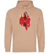Чоловіча толстовка (худі) Перстень дракон Пісочний фото