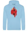 Женская толстовка (худи) Перстень дракон Голубой фото