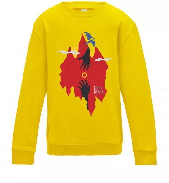 Детский Свитшот Перстень дракон Солнечно желтый фото