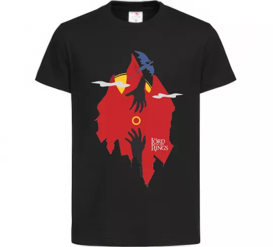 Дитяча футболка Перстень дракон Чорний фото