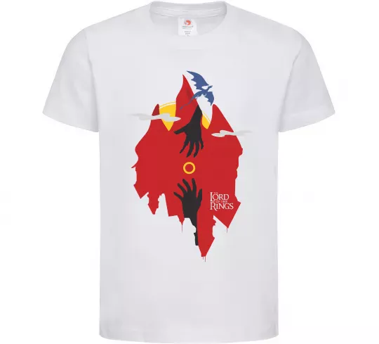 Дитяча футболка Перстень дракон Білий фото