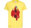 Дитяча футболка Перстень дракон Лимонний фото