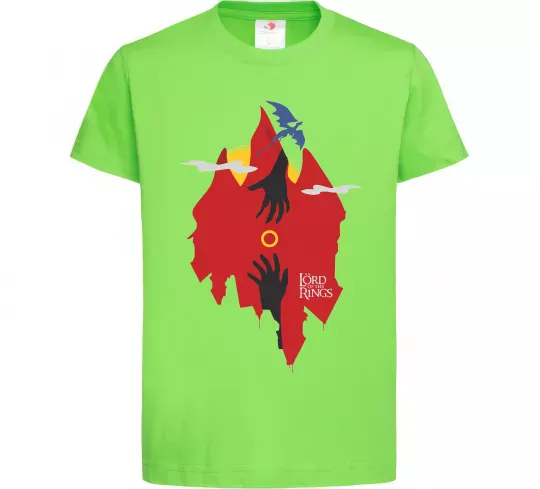 Дитяча футболка Перстень дракон Лаймовий фото
