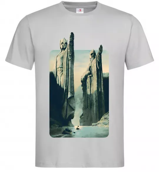 Чоловіча футболка Володар перстнів Сірий фото