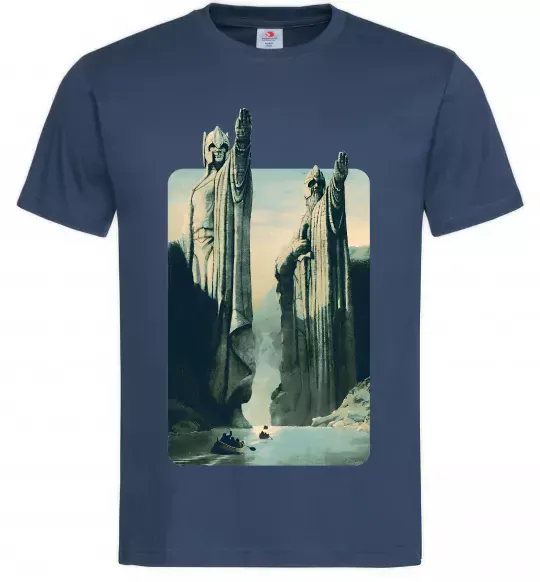 Чоловіча футболка Володар перстнів Темно-синій фото