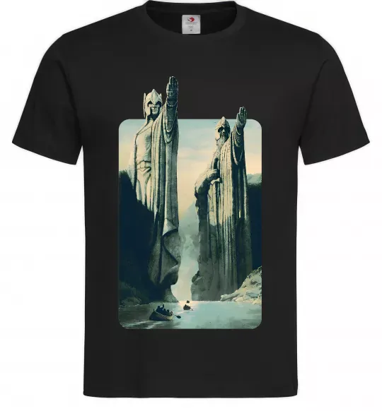 Чоловіча футболка Володар перстнів Чорний фото