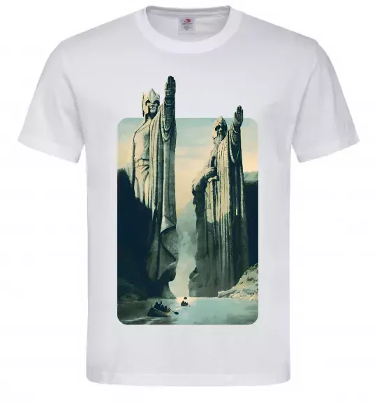 Чоловіча футболка Володар перстнів Білий фото