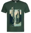 Чоловіча футболка Володар перстнів Темно-зелений фото