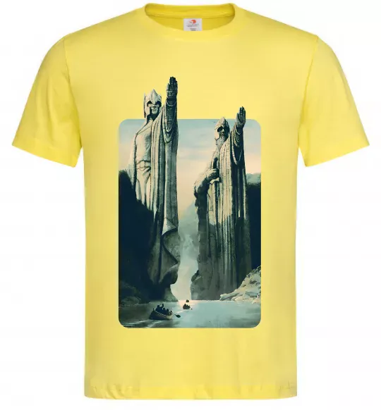 Чоловіча футболка Володар перстнів Лимонний фото