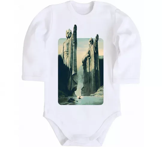 Детский боди Володар перстнів Белый фото