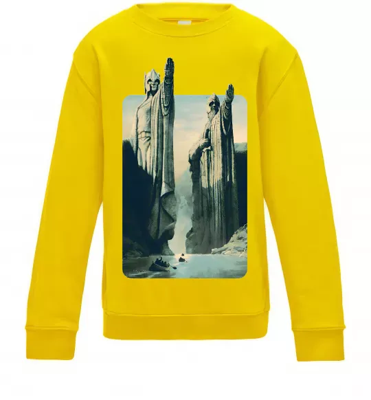 Детский Свитшот Володар перстнів Солнечно желтый фото