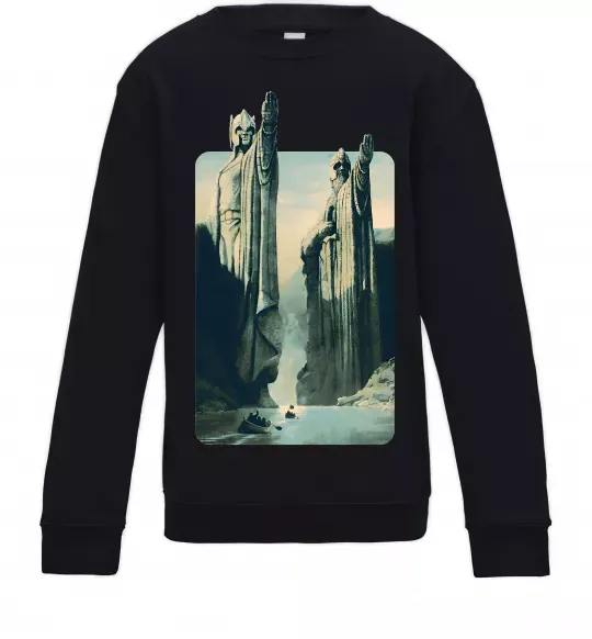 Детский Свитшот Володар перстнів Черный фото