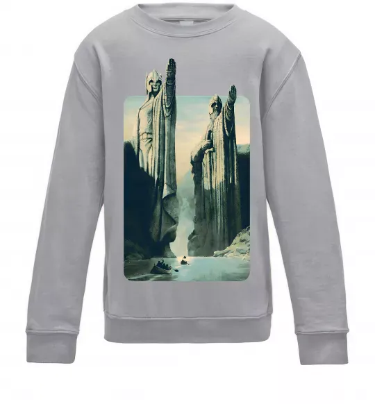Детский Свитшот Володар перстнів Серый меланж фото