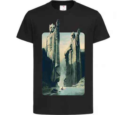 Детская футболка Володар перстнів Черный фото