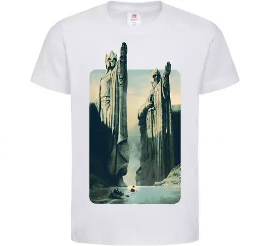 Детская футболка Володар перстнів Белый фото