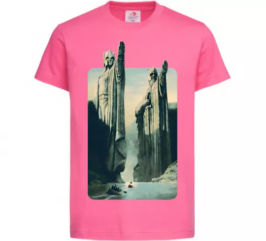 Детская футболка Володар перстнів Ярко-розовый фото