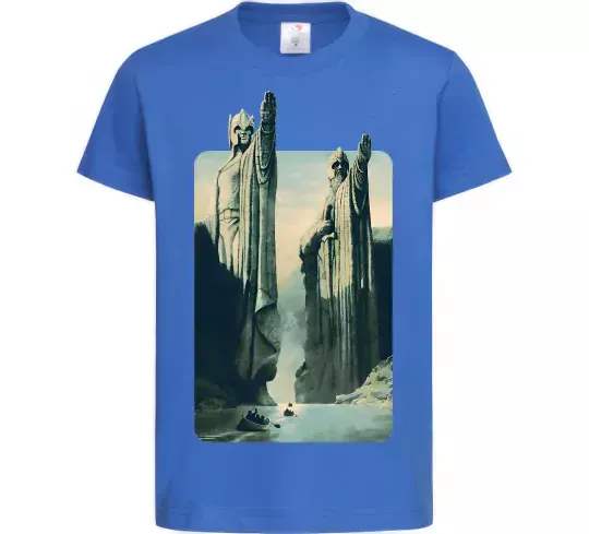 Детская футболка Володар перстнів Ярко-синий фото