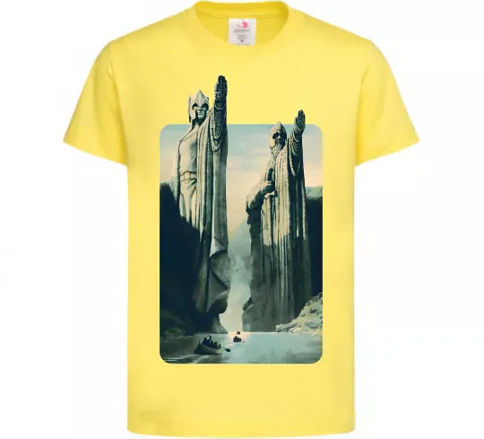 Детская футболка Володар перстнів Лимонный фото