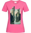 Женская футболка Володар перстнів Ярко-розовый фото