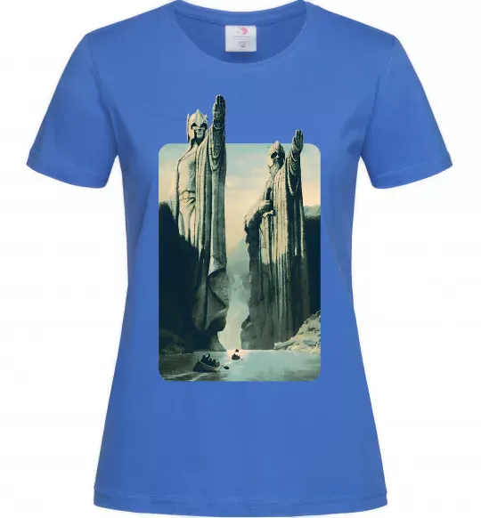 Женская футболка Володар перстнів Ярко-синий фото