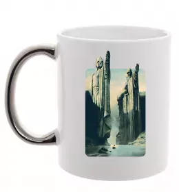 Чашка с цветной ручкой