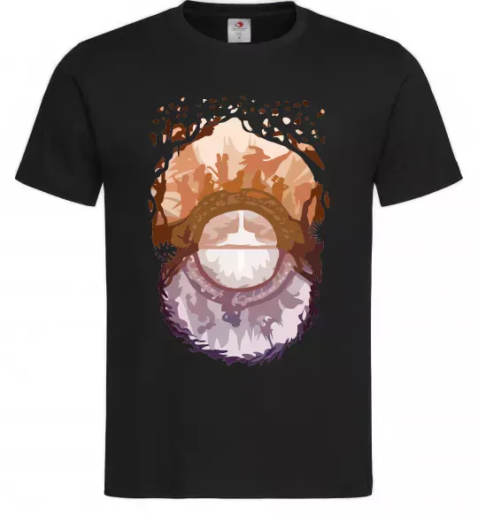 Чоловіча футболка Володар перстнів арт Чорний фото