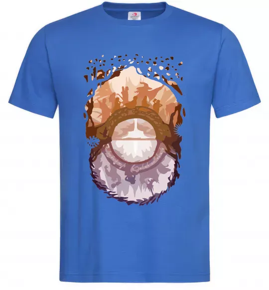 Чоловіча футболка Володар перстнів арт Яскраво-синій фото