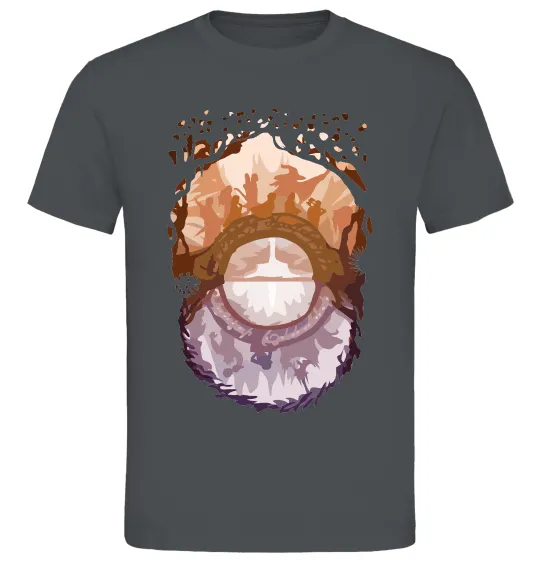 Чоловіча футболка Володар перстнів арт Графіт фото