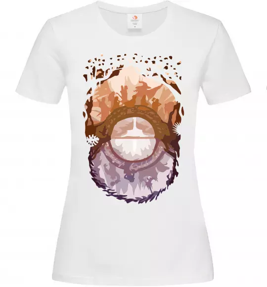 Женская футболка Володар перстнів арт Белый фото