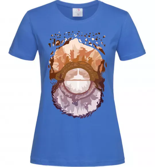 Женская футболка Володар перстнів арт Ярко-синий фото