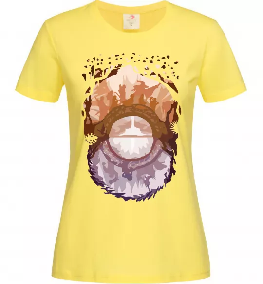 Женская футболка Володар перстнів арт Лимонный фото