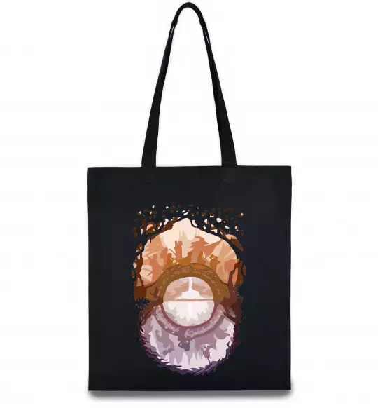 Эко-сумка Володар перстнів арт Черный фото