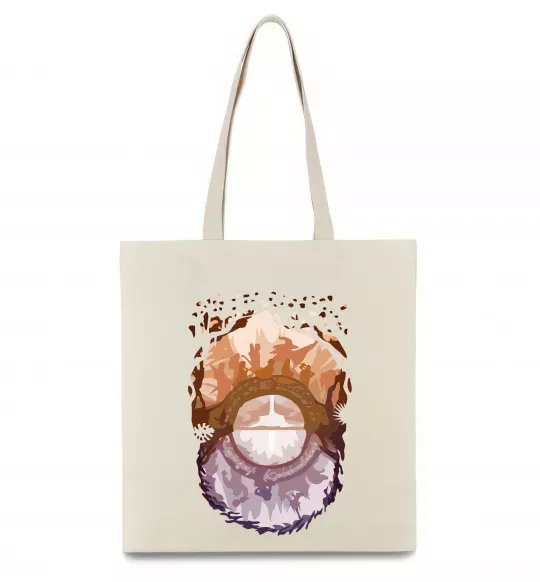 Эко-сумка Володар перстнів арт Бежевый фото