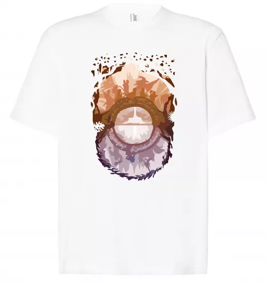 Футболка Оверсайз Володар перстнів арт Белый фото