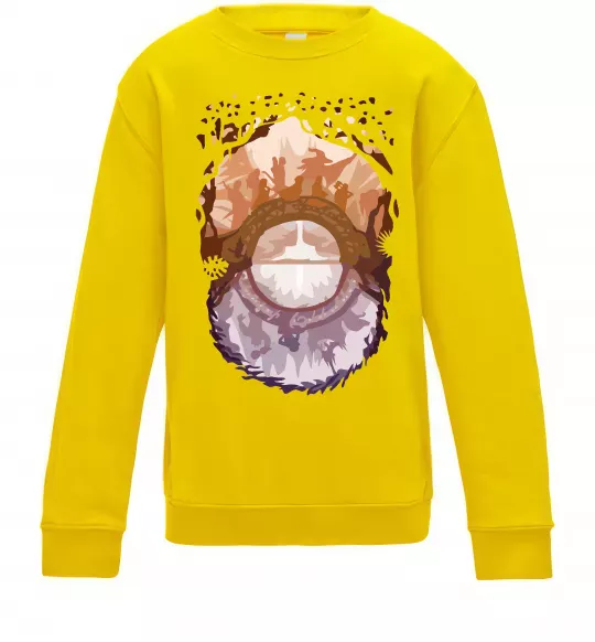 Детский Свитшот Володар перстнів арт Солнечно желтый фото