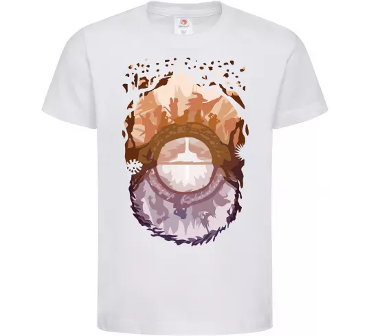 Детская футболка Володар перстнів арт Белый фото