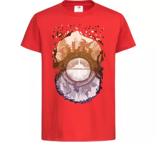 Детская футболка Володар перстнів арт Красный фото